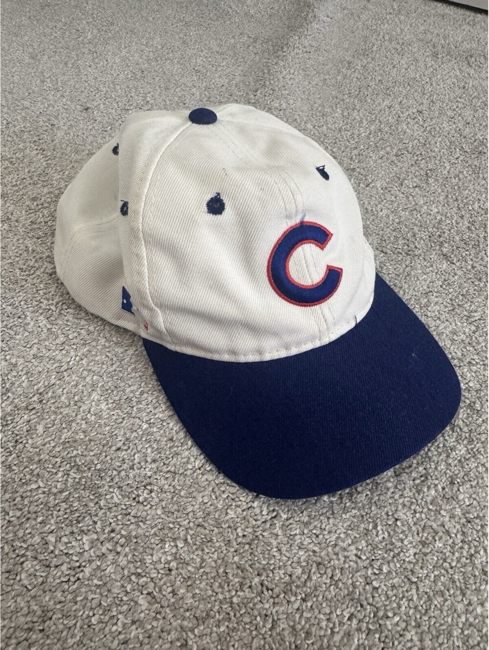 Vintage Chicago Cubs Hat Mens Snapback Sports Specialties Plain Logo MLB